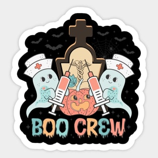 Groovy Boo Boo Crew Nurse halloween Sticker